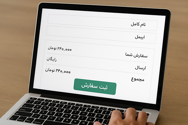 ثبت سفارش